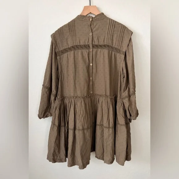 NWT Anthropologie Pilcro Long-Sleeve
Mock-neck Swing Mini Dress M - Picture 5 of 6